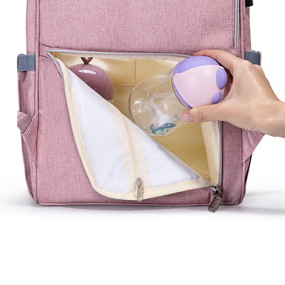 SUNVENO Quilted Diaper Bag Backpack – 13 Compartments