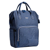 SUNVENO Quilted Diaper Bag Backpack – 13 Compartments