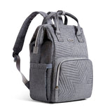 SUNVENO Quilted Diaper Bag Backpack – 13 Compartments