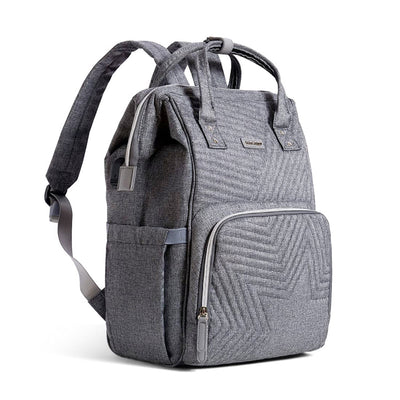 SUNVENO Quilted Diaper Bag Backpack – 13 Compartments