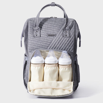 SUNVENO Quilted Diaper Bag Backpack – 13 Compartments