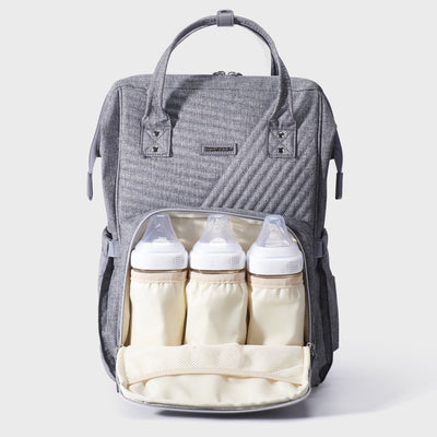 SUNVENO Quilted Diaper Bag Backpack – 13 Compartments