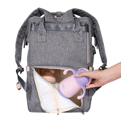 SUNVENO Quilted Diaper Bag Backpack – 13 Compartments