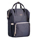 SUNVENO Quilted Diaper Bag Backpack – 13 Compartments