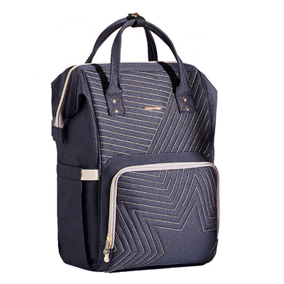 SUNVENO Quilted Diaper Bag Backpack – 13 Compartments