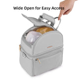 SUNVENO Breastmilk Cooler Bag with Detachable Insulation Box Set