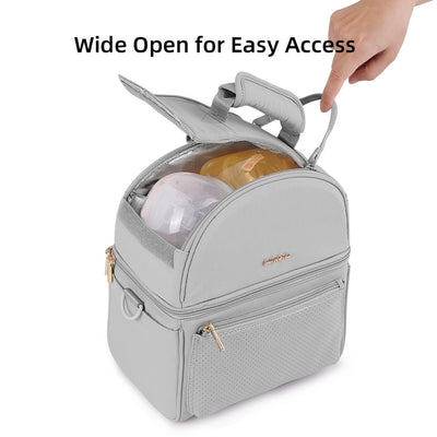 SUNVENO Breastmilk Cooler Bag with Detachable Insulation Box Set