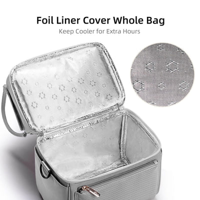 SUNVENO Breastmilk Cooler Bag with Detachable Insulation Box Set