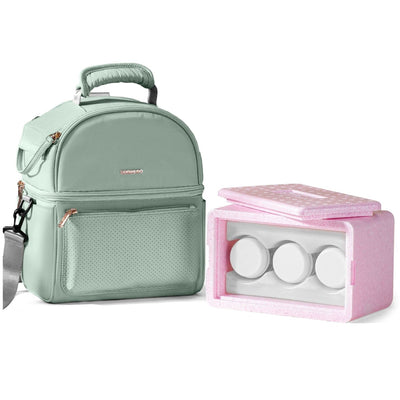 SUNVENO Breastmilk Cooler Bag with Detachable Insulation Box Set