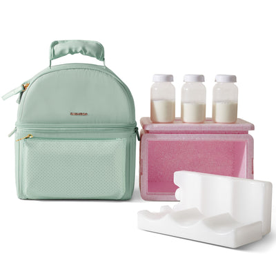 SUNVENO Breastmilk Cooler Bag with Detachable Insulation Box Set