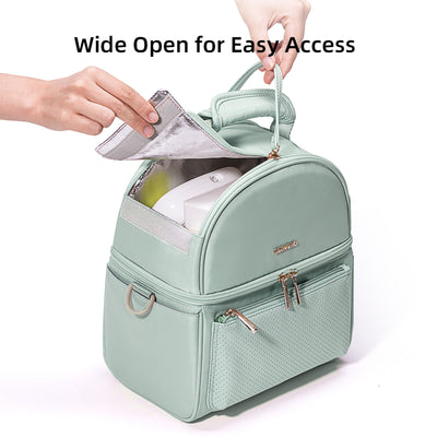 SUNVENO Breastmilk Cooler Bag with Detachable Insulation Box Set