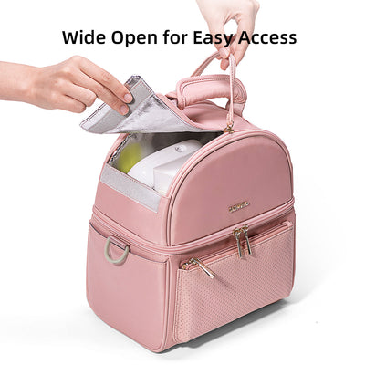 SUNVENO Breastmilk Cooler Bag with Detachable Insulation Box Set