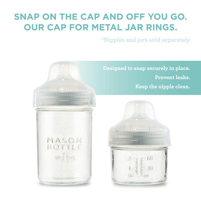 Cap for Metal Mason Jar Rings