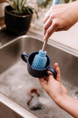 Haakaa Silicone Cleaning Brush Kit – Double-Ended Bottle Brush & Tube Brushes Set