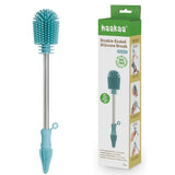 Haakaa Double-Ended Silicone Cleaning Brush – 360° Baby Bottle & Pump Cleaner