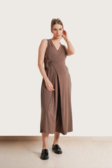 NOM Maternity Francesca Wrap Jumpsuit