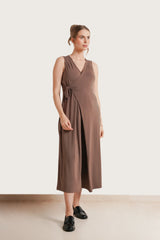 NOM Maternity Francesca Wrap Jumpsuit
