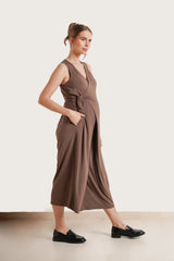 NOM Maternity Francesca Wrap Jumpsuit