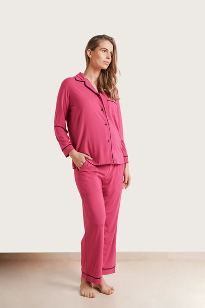 NOM Maternity Heart On My Sleeve Pajama Set