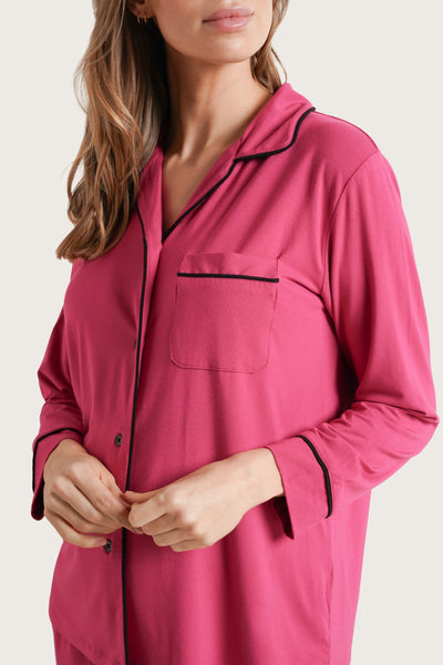 NOM Maternity Heart On My Sleeve Pajama Set
