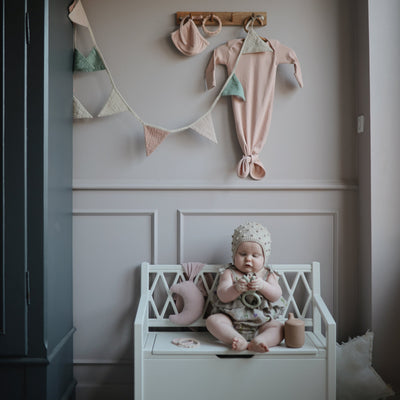 Mushie Moon Lovey Blanket – Organic Cotton Baby Comfort Blanket
