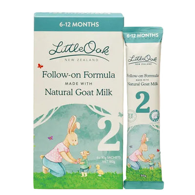 Natural Goat Milk Follow-on Formula 6 x 30gm Travel Sachets