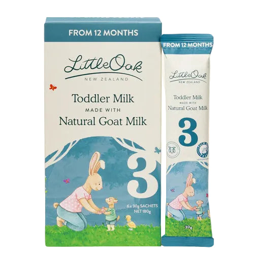 Natural Goat Milk Toddler Milk 6 x 30gm Travel Sachets