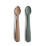 Mushie Silicone Feeding Spoons – Soft-Tip Baby Spoons