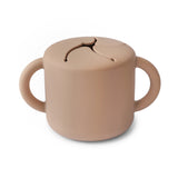 Mushie Silicone Snack Cup – Spill-Proof Toddler Snack Container