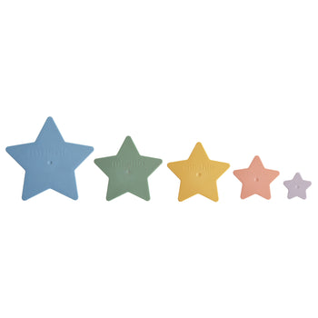 Mushie Nesting Stars Toy – Stacking Toy for Toddlers