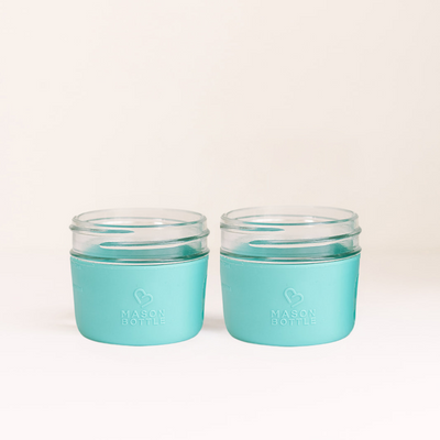 Mason Bottle Silicone Sleeve, 2 Pack