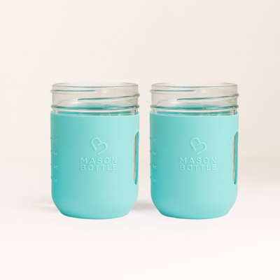 Mason Bottle Silicone Sleeve, 2 Pack