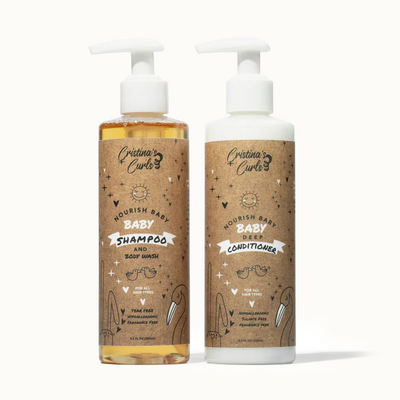 Cristina's Curls Nourishing Baby Shampoo and Conditioner Set