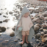 Mushie Organic Cotton Hooded Baby Towel – Soft & Absorbent Bath Towel