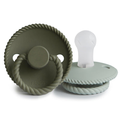 FRIGG Rope Silicone Pacifier – SilkySoft™ Medical Grade Silicone