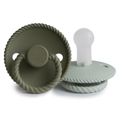FRIGG Rope Silicone Pacifier – SilkySoft™ Medical Grade Silicone