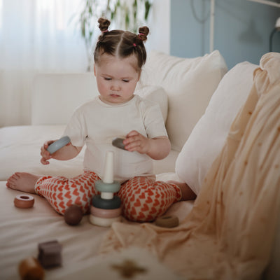 Mushie Stacking Rings Toy – Toddler Stacking Toy