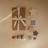 Play Time Baby Gift Set – Phone Press Toy, Nesting Stars & Stacking Rings