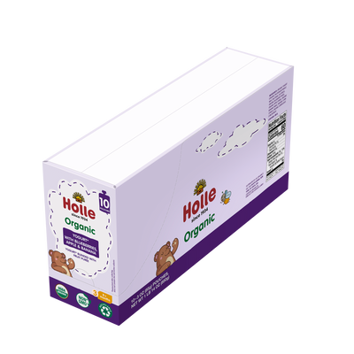 Holle Organic Yogurt Pouches - Blueberries, Apple & Banana