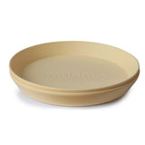Mushie Round Dinnerware Plates – Non-Toxic Baby Plate Set