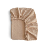 Mushie Mini Muslin Crib Sheet