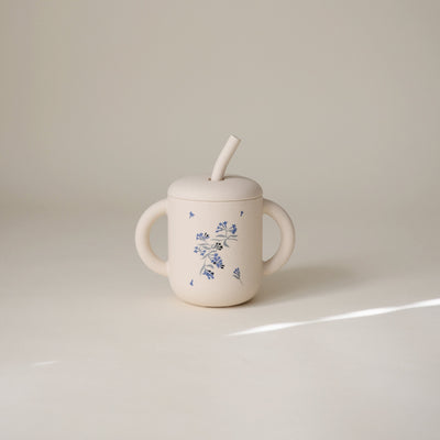 Mushie Silicone Training Cup + Straw