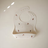 Mushie Silicone Baby Bib – Adjustable Catch-All Bib
