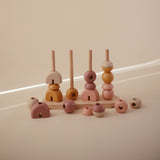 Wooden Shape Sorting Stacker