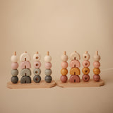 Wooden Shape Sorting Stacker