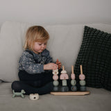 Wooden Shape Sorting Stacker