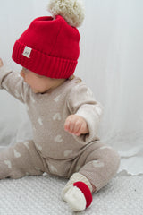 Organic Cotton Baby Pom Beanie – Little Love Collection
