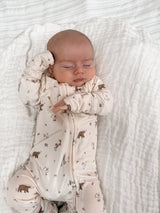 Woodland Forest Printed Jumpsuit – Magical Comfort for Little Adventurers