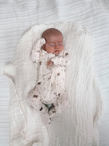 Woodland Forest Printed Jumpsuit – Magical Comfort for Little Adventurers