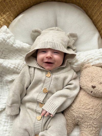 Bear Cub Jumpsuit - Natural
